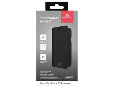 Black Rock iPhone12ProMax The Standard Booklet ブラック