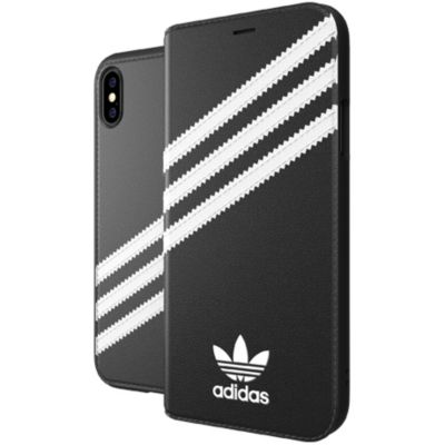 Adidas Iphonexs ケース 手帳型 Or Samba Booklet Case Pu Fw18