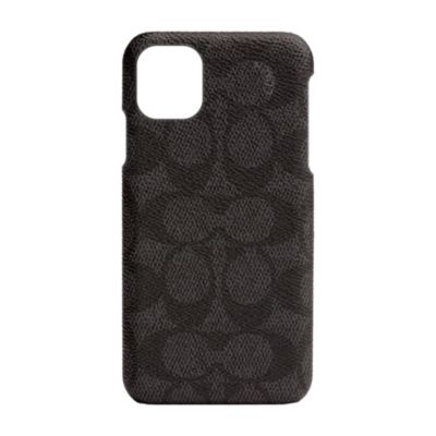 yAEgbgz COACH iPhone 11 SLIM WRAP CASE SIGNATURE C WRAP Black