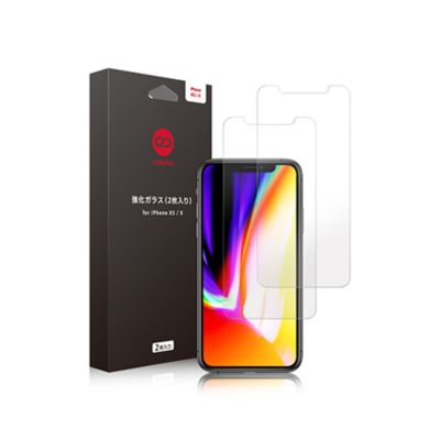 Campino Iphone Xs Iphone X ガラスフィルム 2枚セット ガイド枠付き