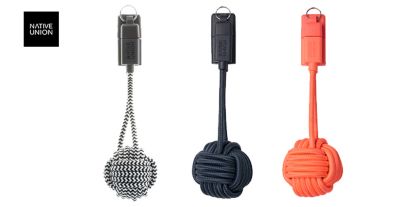 シルバー Lightningコネクタ キーホルダー付き Native Union KEY CABLE （lightning）