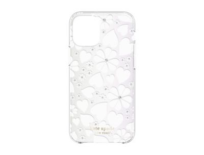 Softbank限定モデル Kate Spade Iphone12mini Ksny Protective Hardshell Case クリア ホワイト