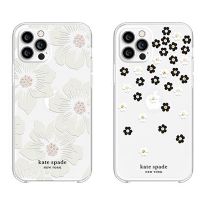 Kate Spade Iphone12pro Iphone12 Ksny Protective Hardshell Case クリア ホワイト