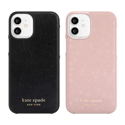 Kate Spade Iphone12mini Ksny Wrap Case ブラック