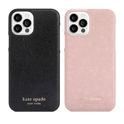 Kate Spade iPhone12Pro/iPhone12 KSNY Wrap Case ブラック