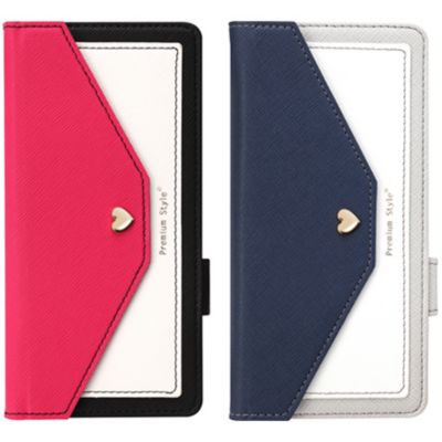 Pga Xperiaxz3用ダブルフリップカバー スクエア型ポケット