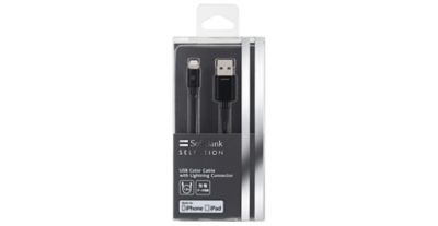 SoftBank SELECTION USB Color Cable with Lightning connector