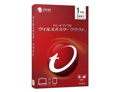 トレンドマイクロ ウイルスバスター クラウド 1年版 Pkg