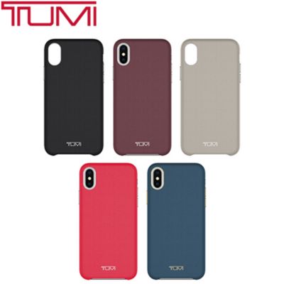 TUMI Leather Wrap Case for iPhone XS / X