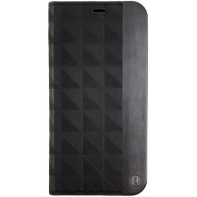 Aegis Iphonexs Iphonex ケース 手帳型 レザー 50 50 Mode Jet Emboss Folio Hard Shell