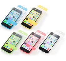 アウトレット Softbank Selection フロントカラー液晶保護フィルム For Iphone 5c